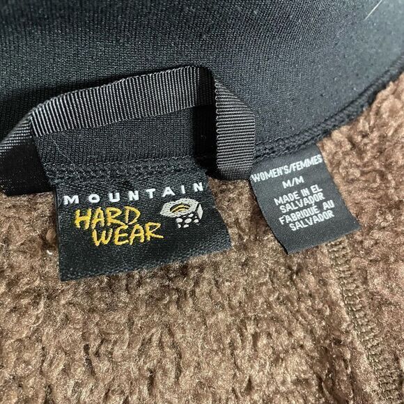 Mountain Hardwear Brown Sherpa  Full Zip Jacket - Women’s M - Picture 5 of 7